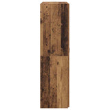 Office Cabinet Black Oak 60 x 32 x 115 cm Engineered Wood 879636