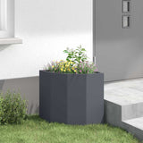 Corner Planter Anthracite 45 x 45 x 50 cm Steel 883670