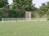 5-Panel Rabbit Cage 541x109x54 cm Galvanised Iron 171566