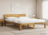 Double Bed Frame with Headboard ROSTOCK White 120 x 200 cm 903379