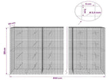Gabion with 3.5 mm Wire and 5x5 cm Mesh 850x20x200 cm 3462203