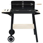Charcoal BBQ Stand with Wheels 45367
