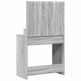 Dressing Table Grey Sonoma 79 x 41 x 135 cm Engineered Wood 865087