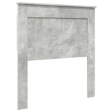 Bed Frame with Drawer Concrete Grey 75 x 190 cm Engineer Wood 3410216