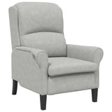 Armchair Light grey 76 x 94 x 102 cm Microfibre 42009871