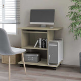 Computer Desk Sonoma Oak 80x50x75 cm Engineered Wood 802897