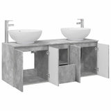 Bathroom Cabinet Set 3 pcs Concrete Grey 49.5 x 44.5 x 65 cm 3405700