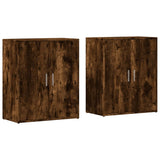 Sideboards 2 pcs Smoked Oak 60x31x70 cm Engineered Wood 3276543
