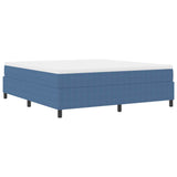 Platform Bed Frame Blue 180 x 200 cm Fabric 3337425