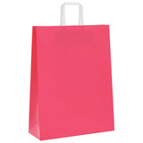 Paper Bags 250 pcs with Handles Pink 32x12x42 cm 4101900