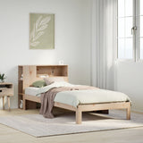 Bookcase Bed without Mattress 100x200cm Solid Wood Pine 3322540