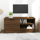 ZNTS TV Cabinet Brown Oak 80x35x36.5 cm Engineered Wood 817121