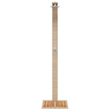 Outdoor Shower Beige 50x55x224 cm Poly Rattan and Acacia Wood 368208