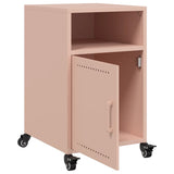 ZNTS Bedside Cabinets 2 pcs Pink 36x39x59 cm Steel 846719