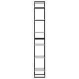 6-Tier Book Cabinet White 40x30x210 cm Engineered Wood 806497