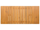 Bath Mat Plain Brown 81 x 50 cm Solid Acacia Wood 42025264