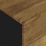 Bedside Cabinet 50x33x62 cm Solid Wood Mango&Engineered Wood 350663