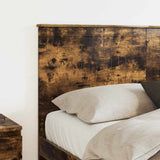 Headboard with Headboard Smoked Oak 150 cm Engineered wood 887753