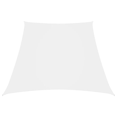 Sunshade Sail Oxford Fabric Trapezium 3/5x4 m White 135298