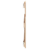 Wall Headboard 108x3x60 cm Solid Wood Pine 824823
