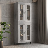 Hanging Wall Cabinet Grey Sonoma 69.5x34x90 cm 817391