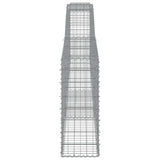 Arched Gabion Baskets 20 pcs 400x30x80/100 cm Galvanised Iron 3146863