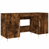 Desk Smoked Oak 140x50x75 cm Engineered Wood 829537