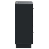 Bathroom Storage Cainet HOORN Black 30 x 31 x 77 cm 897266