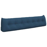 Back Pillow Blue 200 x 24 x 50 cm Fabric 42014594