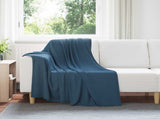 Throw Blankets 24 pcs Navy Blue 170 x 130 cm Fleece 42017101