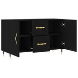 Sideboard Black 100x36x60 cm Engineered Wood 828149