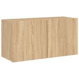 5 Piece TV Wall Units Sonoma Oak Engineered Wood 3216459