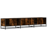 TV Cabinet Smoked Oak 210x35x41 cm Engineered Wood 3300792
