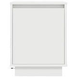 Bedside Cabinets with LED Lights 2 pcs White 38x34x50 cm 861266