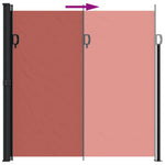 ZNTS Retractable Side Awning Terracotta 200x600 cm 4004558