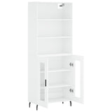 Highboard White 69.5x34x180 cm Engineered Wood 3189333