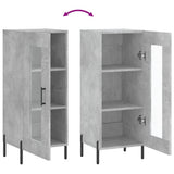 Sideboard Concrete Grey 34.5x34x90 cm Engineered Wood 828808