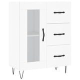 Highboard White 69.5x34x180 cm Engineered Wood 3198625