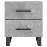 Bedside Cabinet Concrete Grey 40x35x47.5 cm Engineered Wood 827364