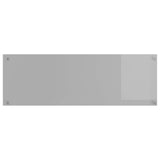 Kitchen Backsplash Light Grey 120 x 40 cm Tempered Glass 42001307
