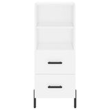 Highboard White 34,5x34x180 cm Engineered Wood 3198921