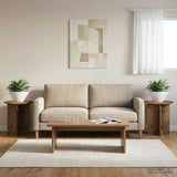 Plant Stand 2 pcs Old Wood 40 x 40 x 40 cm Engineered Wood 899733