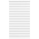 Zebra Blind White 130x200 cm Fabric Width 125.9 cm Polyester 4014787