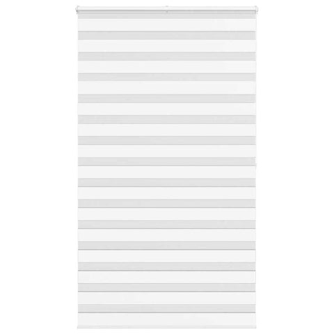 ZNTS Zebra Blind White 130x200 cm Fabric Width 125.9 cm Polyester 4014787
