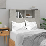 Headboard Cabinet Concrete grey Engineered wood Medium 811911