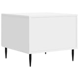 Coffee Table High Gloss White 49 x 50 x 40 cm Engineered Wood 894969