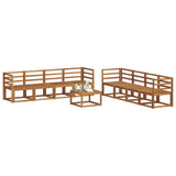 Outdoor Sofa Set 9 pcs Natural 3366167