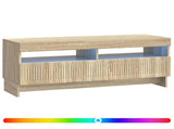 LED TV Cabinet Sonoma Oak Engineered Wood 896107