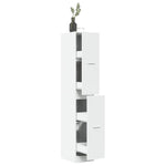 Apothecary Cabinet White 30x41x174.5 cm Engineered Wood 3309627