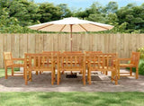Garden Chairs 8 pcs 56x55,5x90 cm Solid Wood Acacia 3206274